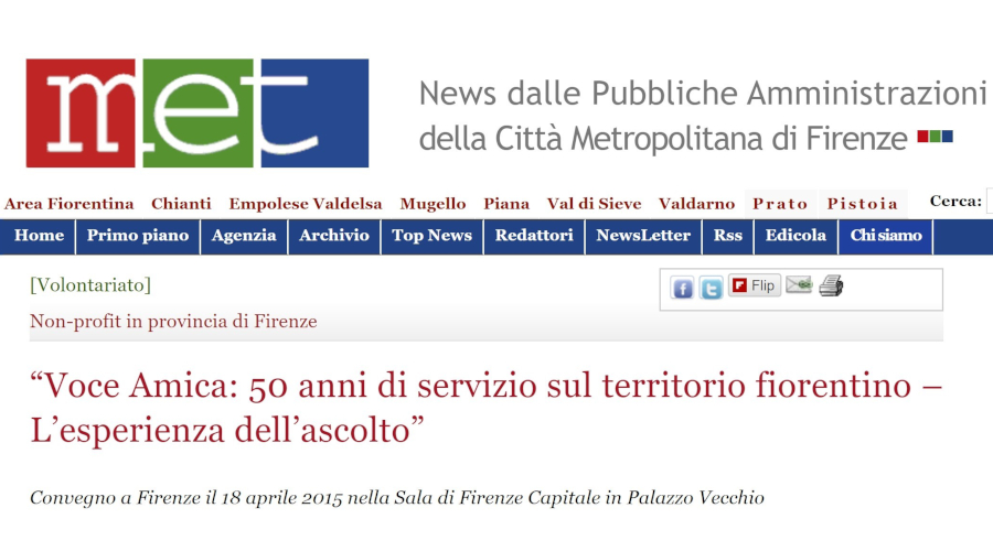 Articolo MET - News delle Pubbliche Amministrazioni della Città Metropolitana di Firenze