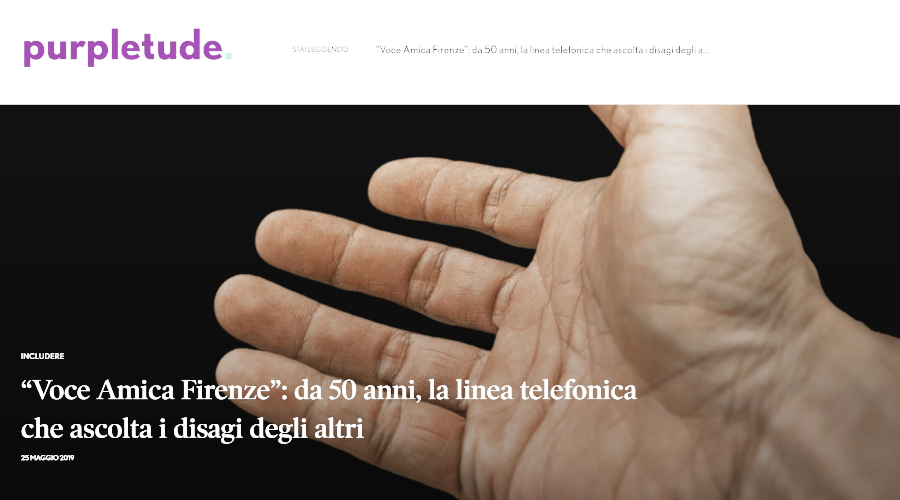 Articolo su PURPLETUDE del 25 maggio 2019